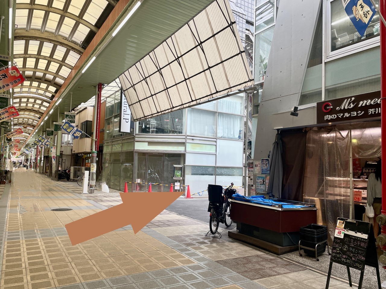 高槻　橋本鍼灸整骨院　アクセス　JR高槻駅中央改札口から